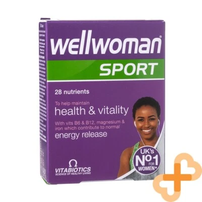 VITABIOTICS Wellwoman Sport 30 Tabletten Nahrungsergänzung Frauen Gesundheit - Bild 1 von 4