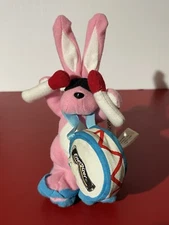 Vintage 1997 Energizer Battery Ever Ready Bunny Mini Beanie Plush Stuffed Bean