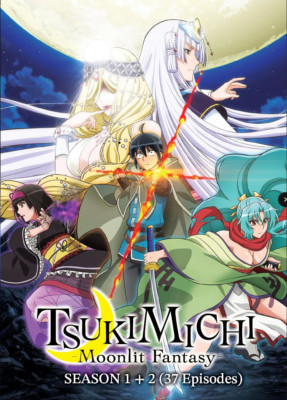 Tsuki Ga Michibiku Isekai Douchuu Season 1+2 (1-37End) Anime DVD English Dubbed