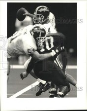 1995 Press Photo Tulane Versus University of Southwestern Louisiana Football