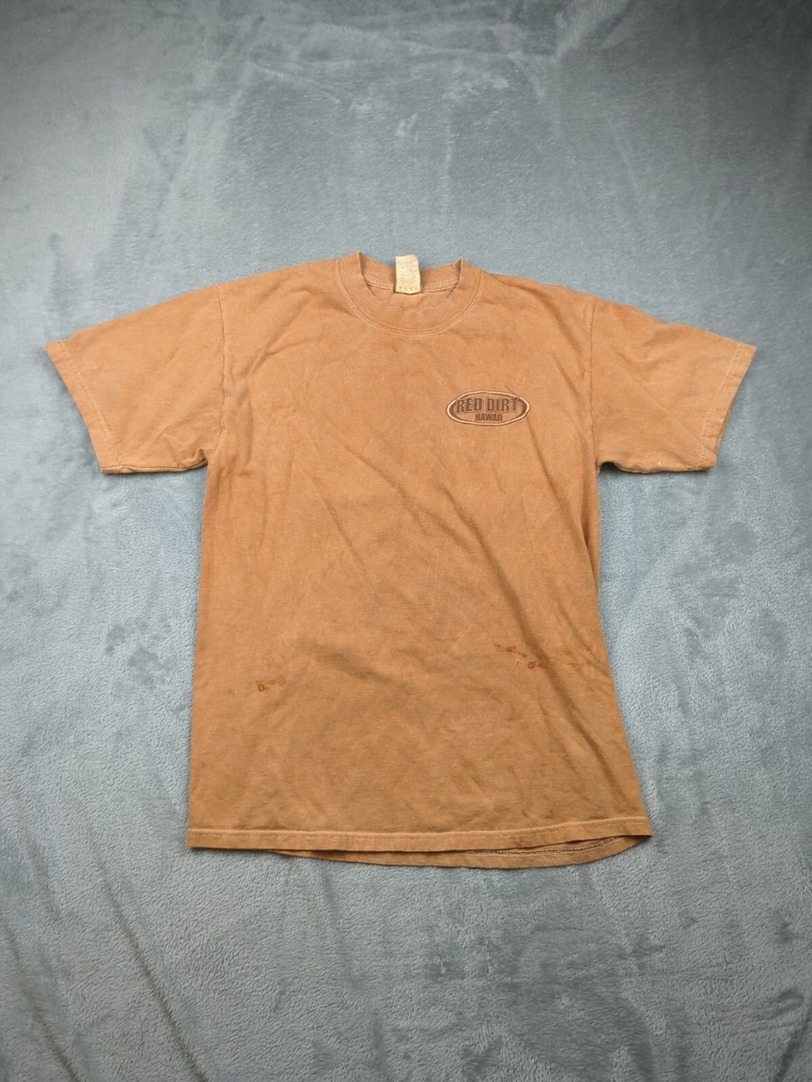 90s Hanes USA製 \"NORATH SHORE HAWAII\" Vintage 90's Hanes Beefy-T Red Dirt Hawaii North Shore