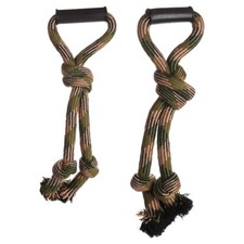 Flamingo Hundespielzeug Joe Zerrseil 3 Knoten Camouflage Baumwolle