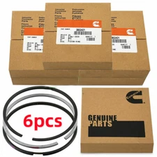Cummins Set of 6 Standard Piston Rings for 1989-98 Dodge 6B 6BT 5.9 12V 3802421