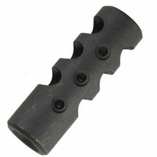 Steel 1/2x28 Thread 223 Competition Muzzle Brake Compensator,Free Crush Washer