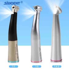 Dental Fiber Optic LED 1:1 1:5 1:4.2 Increasing Contra Angle Push Handpiece UK