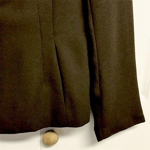 Rena Rowan Essentials Dark Brown Lined Pocket Vintage Blazer Size 6 Short - Picture 4 of 6