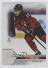 2022 Upper Deck Team Canada Juniors Men's U-20 Clear Cut Elliot Desnoyers 0o5t