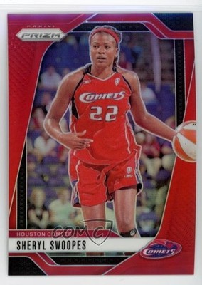 2024 Panini Prizm WNBA Red Prizm 5/299 Sheryl Swoopes #74 HOF 0i7n