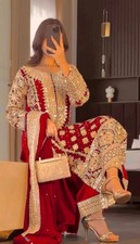 Designer Black Salwar Kameez Plus Size Pakistani Lawn Suit Women Anarkali Dress