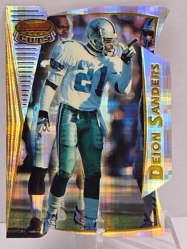 Deion Sanders [Atomic Refractor] #BC9 1996 Bowman's Best Cuts card