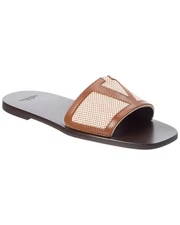 Valentino Viva Superstar Canvas & Leather Sandal Women's