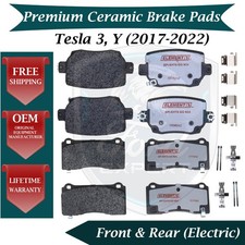 New OE Front & Rear Ceramic Brake Pads Kit Fo...