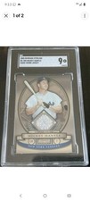 2008 Bowman Sterling Mickey Mantle Game-Worn Jersey SGC 9 Yankees #BS-MM