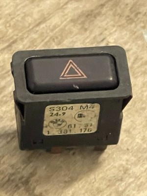 BMW OEM E28 E30 HAZARD WARNING LIGHT SWITCH EMERGENCY BUTTON 61311381176