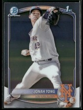 2025 Bowman - Chrome Prospects Jonah Tong #BCP-105 (RC) for sale