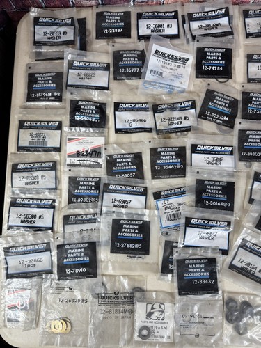 lot of 275 + Packages of new oem Washers, Mercury Mercruiser Quicksilver - Bild 8 von 14