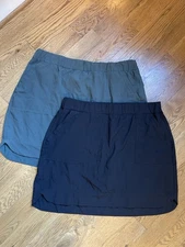 RBX Black Green Lot Of Two Performance Pull On Skirt SKORT Pockets Womens XL 1X