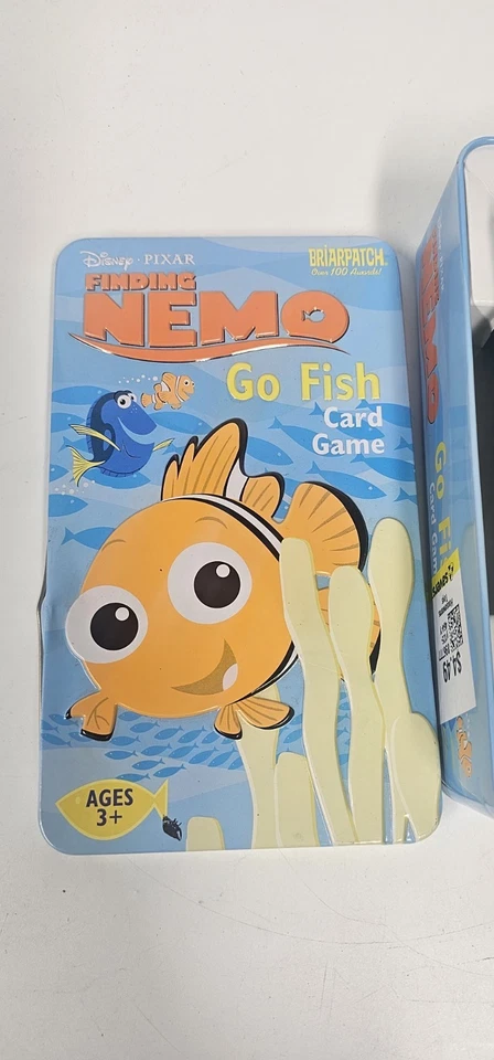 2004 FINDING NEMO “Go Fish” Card Game In A Collector Tin Box! Complete - Image 2 of 3
