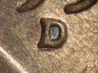 HIGH GRADE MINT ERROR 1955-D LINCOLN WHEAT CENT RPM#7  BU