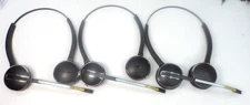 Lot of 3 Replacement Jabra Pro 9465 Duo Headset with Flex Boom