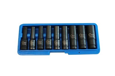 CONDOR Steckschlüssel-Einsätze E-Profil (für Aussentorx) 9-tlg. 5200