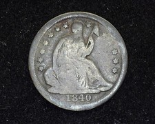 HS&C: 1840 Capped Bust Half Dime G - US Coin