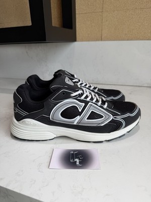 Dior B30 Reflective Sneaker Black/White | Size 45 (12 US) Authentic