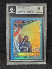 2001-02 Topps Chrome Refractors Michael Jordan #95 BGS 9 Mint Low Pop 52 🔥