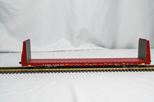Coche plano mampara Atlas O Trainman 62' BNSF #546252 | 2 rieles | escala O | Condition: New