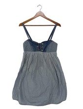 KAVIAR GAUCHE Jeanskleid Damen Kleid Gr. DE 40 blau-hellgrau Casual-Look