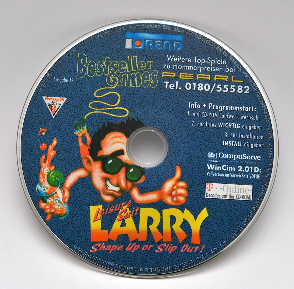 Bestseller Games Nr. 12 – Leisure Suit Larry 6: Shape Up or Slip Out! (1993) DOS