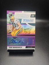 2022 Donruss Elite Etched in Time Signatures Purple /49 Tony Mandarich Auto