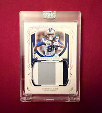 Panini 2025 National Treasures CeeDee Lamb Cowboys Framed Fabric FF-CLB 08/25
