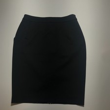 Express Skirt Womens 2 Pencil Straight in Black Stretch w/ Side Pockets Sz 2 NWT