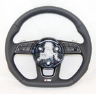 New OEM Audi S Q2 A4 A5 S4 S5 16-25 Half Perforated DSG Steering Wheel
