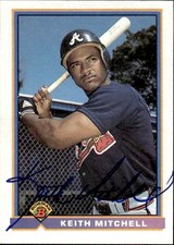 1991 Bowman Keith Mitchell #575