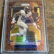 2021 Panini Prizm - Leonard Floyd #70 Snake Skin Prizm
