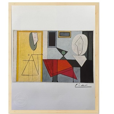 Pablo Picasso Original Signed Print The Studio, 1927 Vintage Art