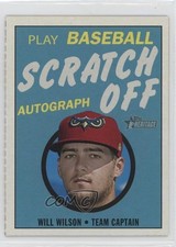 2020 Heritage Minor League Edition 1971 Scratch-Off 19/99 Will Wilson Auto 02l6