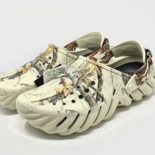 Crocs x Realtree Edge Echo Clogs Bone White Camo 208232-2Y2 Multi Men's Sizes