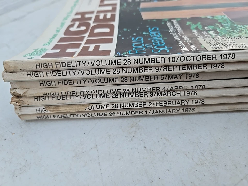  1978 High Fidelity Magazine  Lot Of 7 - Image 3 of 3