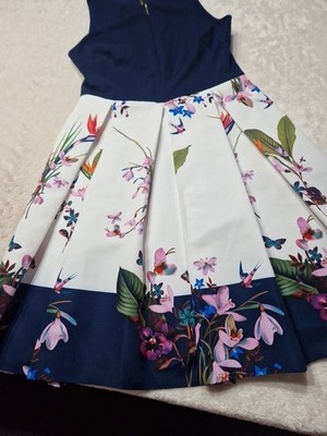 Ted Baker Damen Kleid Größe 2   