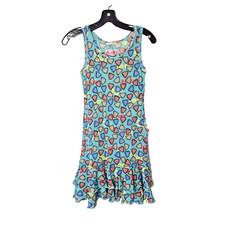 Jean Paul Gaultier JPG Jean's Vintage Candy Blue Mini Dress Stretch Y2K 90s Sz S