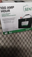Basement Sentry 100 AMP Hour  Battery STB100B 12 Volt AGM Non-Spillable