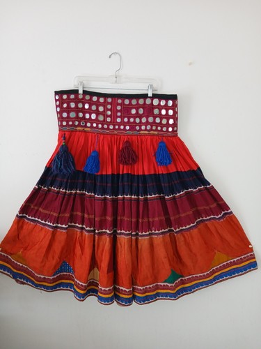 Antique Banjara Mirror work Skirt