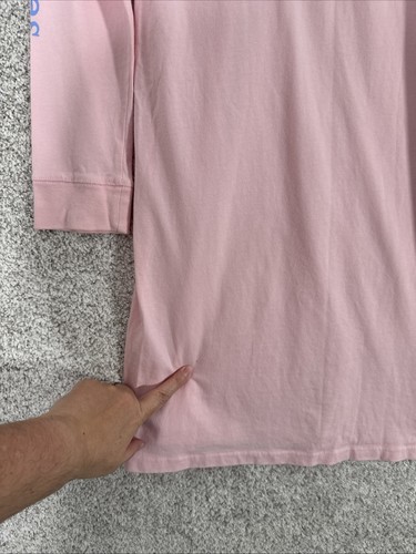 Vineyard Vines Hoodie Beach Cover Up Dress LS Girls Large Whale Pink Blue - Picture 9 of 13