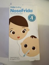 Safe  Easy-To-Clean NoseFrida Nasal Aspirator for Babies - 24 Filters Included