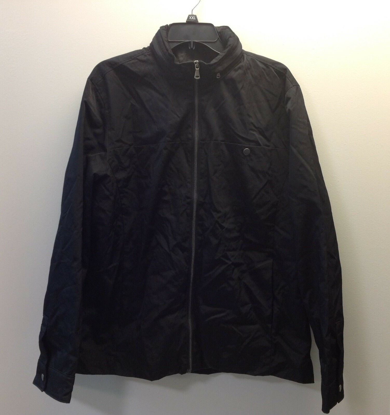 INC INTERNATIONAL CONCEPTS MENS Water Resistance HOODED JACKET in BLACK L 9890₽