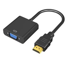 HDMI Male to VGA Female Video Converter Adapter Cable For PC DVD 1080P HDTV TV