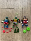 Vintage TMNT Action Figure Toys Olympic Turtle Games Leonardo Raphael Donatello